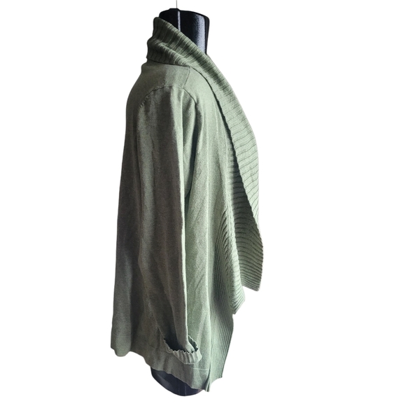 Denver Hayes Olive Green Open Cardigan M - Picture 4 of 7